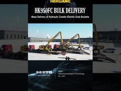 Entrega de equipamentos HK950FC para clientes